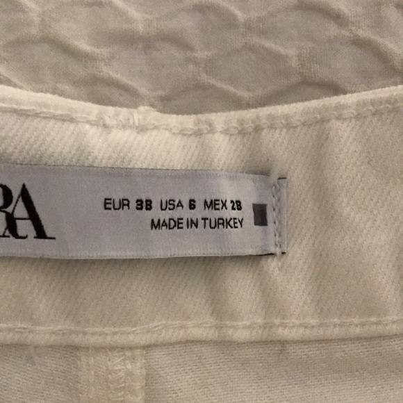 COPY - COPY - Zara white coated denim balloon jeans - Picture 7 of 7